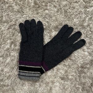 Stylish Black and Gray Women's Gloves